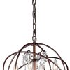 Edwards Antique Bronze 32-inch Chandelier - Image 4