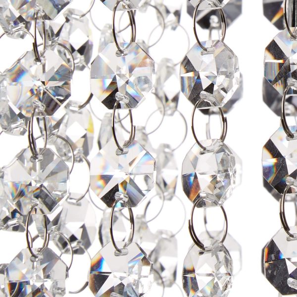 Jhea 1-light Crystal 5-inch Chrome Chandelier - Image 3