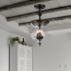 Madigan 3-light Clear Glass 10-inch Antique Pendant Lamp - Image 2