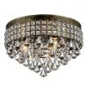 Melly 3-light Antique 16-inch Crystal Chandelier