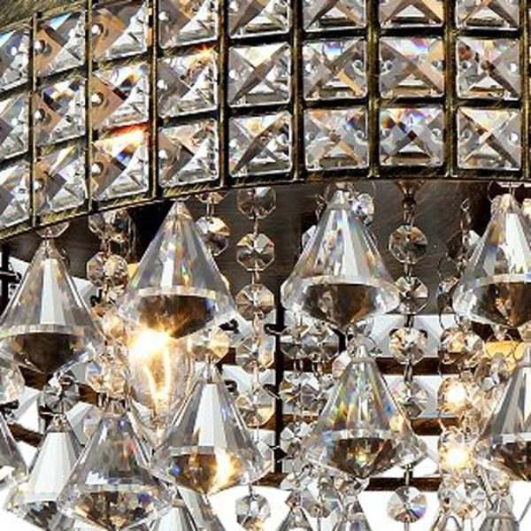 Melly 3-light Antique 16-inch Crystal Chandelier - Image 5