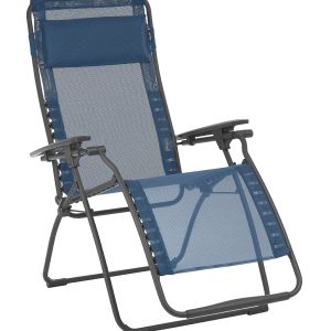 Zero Gravity Recliner - Basalt Steel Frame - Ocean Fabric
