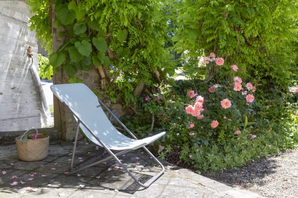 Set of 2 Moss Green European Folding Beach Chairs - Image 3