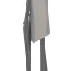 Set of 2 Stone Taupe Outdoor Folding Dining Chairs - Image 2