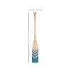 Distressed Coastal Wood Chevron Oar Wall Decor - Image 3