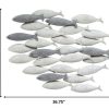 Coastal Grey School of Fish Metal Wall Decor - Image 4