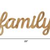 Family Life Natural Wood Script Wall Decor - Image 4