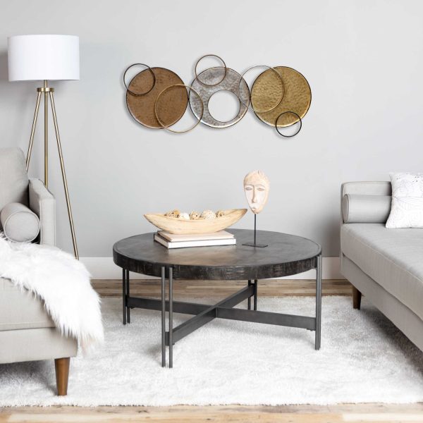 Charming Textured Metal Wall Decor - Image 2
