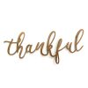 Bronze Thankful Metal Script Wall Decor