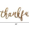 Bronze Thankful Metal Script Wall Decor - Image 4