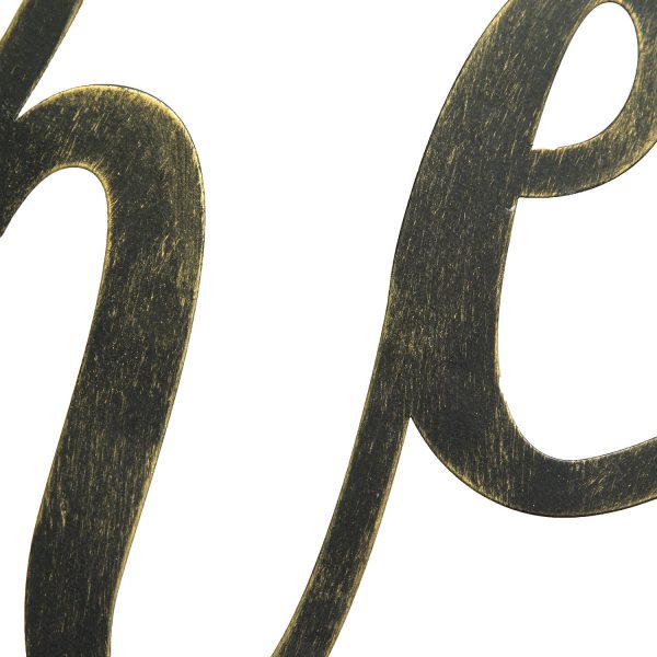 Black Gather Metal Script Wall Decor - Image 3