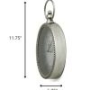 11.75 Oval Vintage Wall Clock with Metal Shape - Image 4