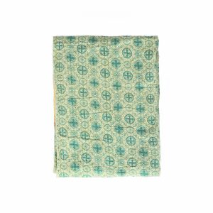 50" x 70" Multicolored Striking Kantha - Throw