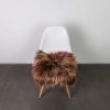 15" x 15" x 2" Rusty Brisa Sheepskin Square  Chair Pad - Image 2