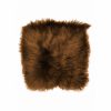 15" x 15" x 2" Rusty Brisa Sheepskin Square  Chair Pad - Image 3