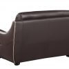 36" Brown Elegant Leather Chair - Image 3