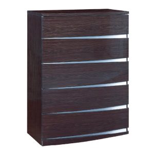 32" Exquisite Wenge High Gloss Chest