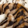 4.25" x 5" Tiger Faux Hide Rug - Image 2