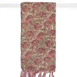 18" x 72" Multicolor Kantha - Scarf