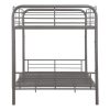 79" X 42" X 61" Gunmetal Metal Twin Over Twin Bunk Bed - Image 2