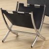 17.75" x 15" x 14.5" Black Metal  Magazine Rack - Image 2
