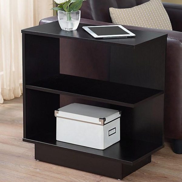 11.5" x 23.5" x 24" Cappuccino Particle Board Laminate  Accent Table - Image 5