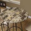 30" x 30" x 42" Cappuccino  Espresso  Mdf  Metal  Home Bar - Image 2