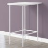 23.75" x 35.5" x 41" White Mdf Metal  Home Bar - Image 2