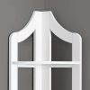White Corner Accent Shelf  Bookcase - Image 2