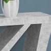 11.5" x 47.25" x 32" Grey Hollow Core Particle Board  Accent Table  Hall Console - Image 2