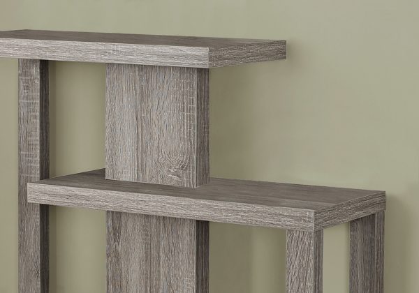 11.75" x 31.5" x 34" Dark Taupe Finish Hall Console Accent Table - Image 2