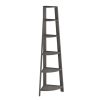 15.5" x 22.5" x 71.25" Dark Taupe Particle Board  Bookshelf - Image 5