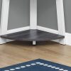 15.5" x 22.5" x 71.25" Grey White Particle Board  Bookshelf - Image 2