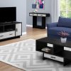 17.75" x 42.25" x 18" BlackGrey Reclaimed Wood Look  Coffee Table - Image 2