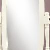 20" x 23" 59" Antique Oval Wood Frame  Mirror - Image 2