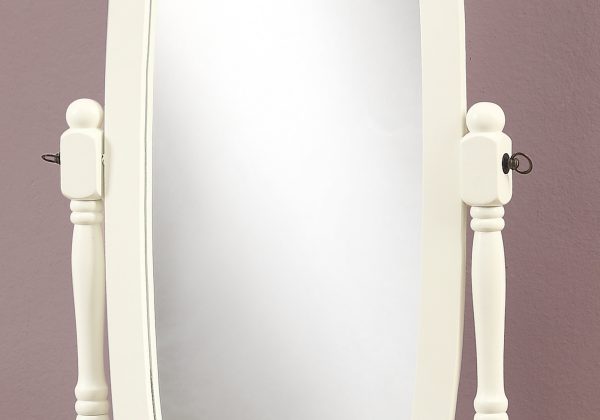 20" x 23" 59" Antique Oval Wood Frame  Mirror - Image 2
