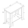 11.75" x 23.75" x 22" Grey Particle Board Laminate  Accent Table - Image 3