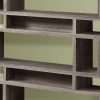 12" x 47.25" x 54.75" Dark Taupe Particle Board Hollow Core  Bookcase - Image 2