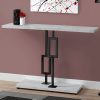 12" x 47.25" x 31" Grey CementBlack Nickel Metel Accent Table - Image 5