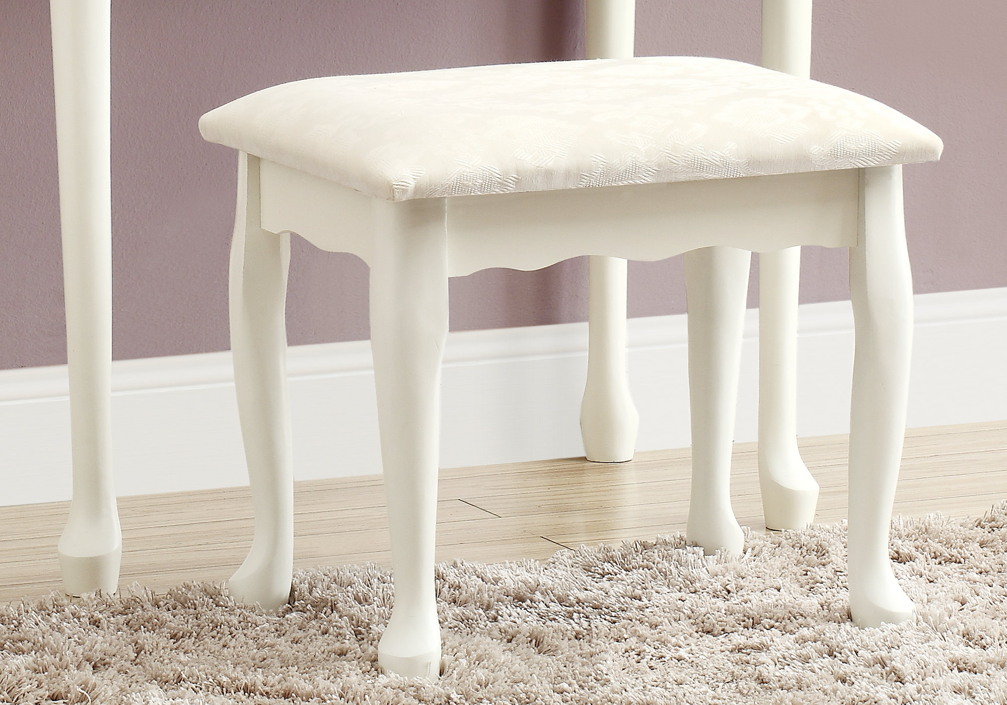 30.5" x 46.5" x 68.75" White Particle Board Vanity Set 2pcs - Image 3