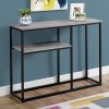 12" x 42" x 32" Black Metal Accent Table - Image 5