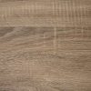 32" Dark Taupe Finish and Black Metal Accent Table - Image 5