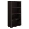 11.75" x 23.75" x 47.5" Cappuccino Particle Board Adjustable Shelves  Bookshelf