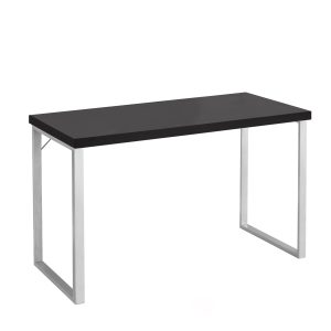 24" Dark Brown Rectangular Computer Desk