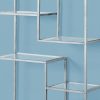 72" Metal and Tempered Glass Bookcase - Image 3
