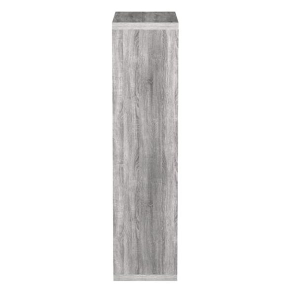 11.75" x 23.75" x 47.5" Grey Particle Board Adjustable Shelves  Bookshelf - Image 5