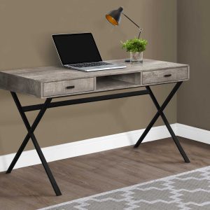 47" Rustic Taupe Computer Desk