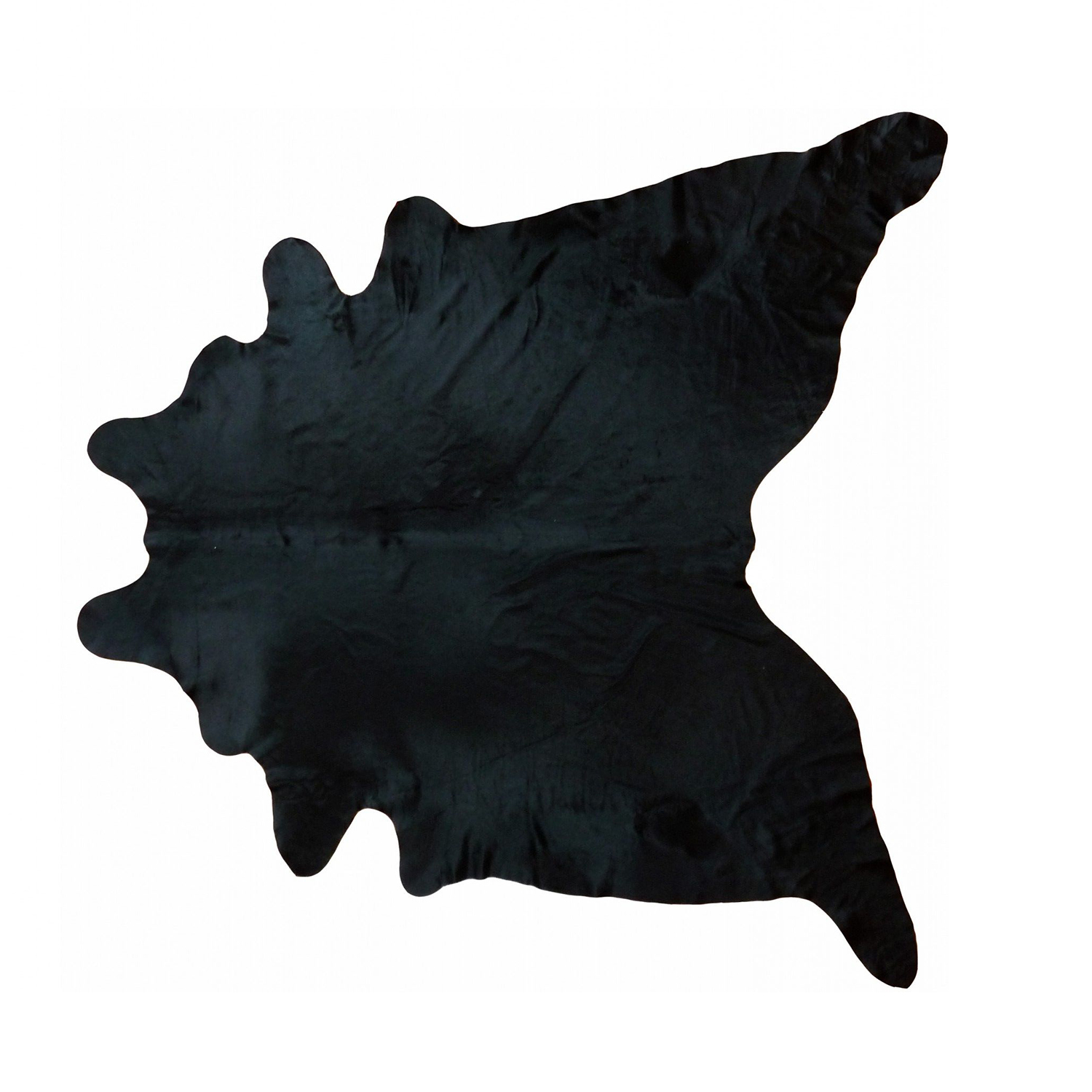 6 Ft Natural Black Brindled Cowhide Rug - Image 3