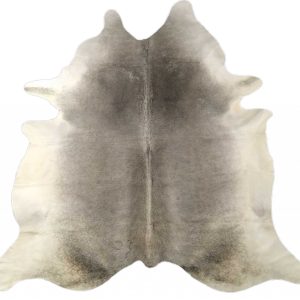6 Ft Natural Grey Brindled Cowhide Rug