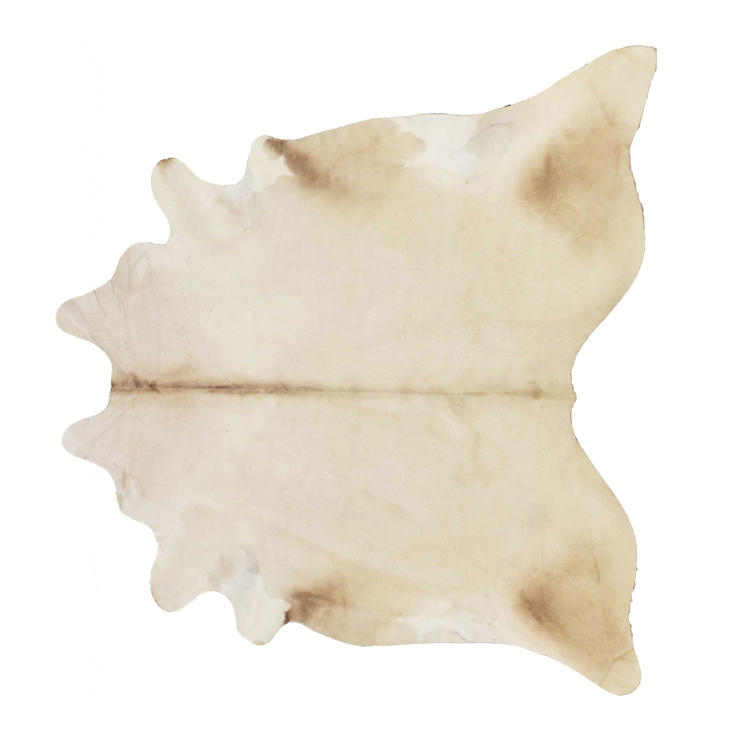 6.5 Ft Champagne Brindled Cowhide Rug - Image 2